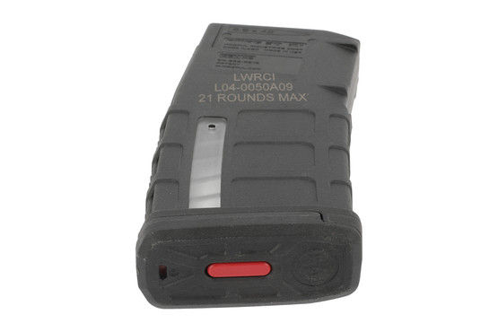 Magpul 20 round PMAG features a translucent window